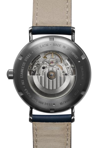Bauhaus Herrenuhr Automatik Regulator und Lederarmband